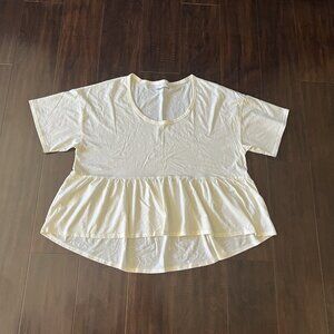 AE women’s Large Oversized Scoop Neck Babydoll T-Shirt